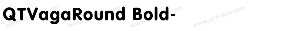 QTVagaRound Bold字体转换